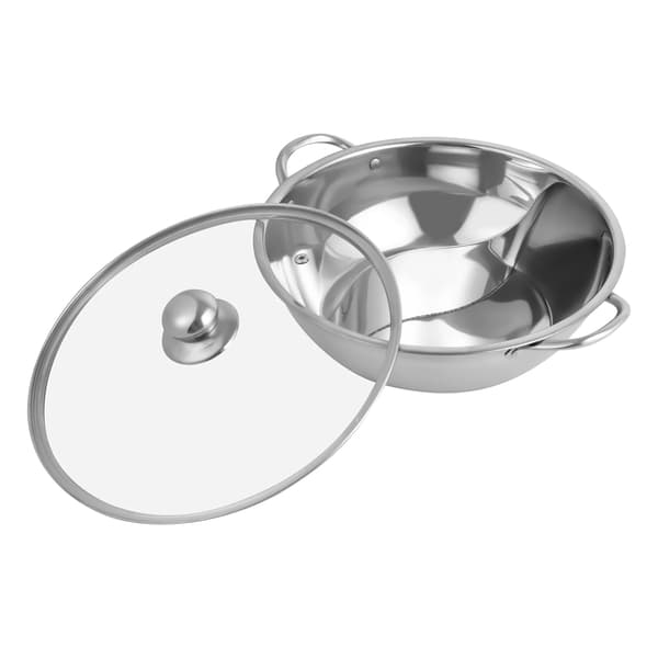 Hot Pot, Rustfrit Stål, Effektiv Madlavning,Sølv