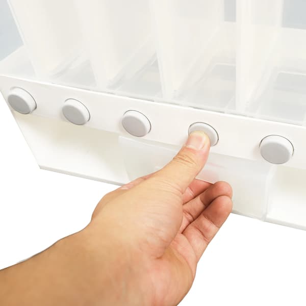Risbeholder, Lufttæt Forsegling, Pladsbesparende Design,Hvid