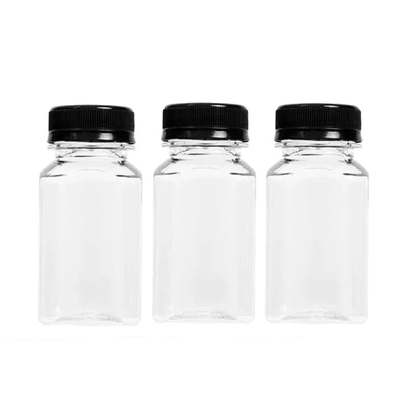 Förvaringsflaskor, Återanvändbar Plast, Skruvkapsyl,150ml-3PCS