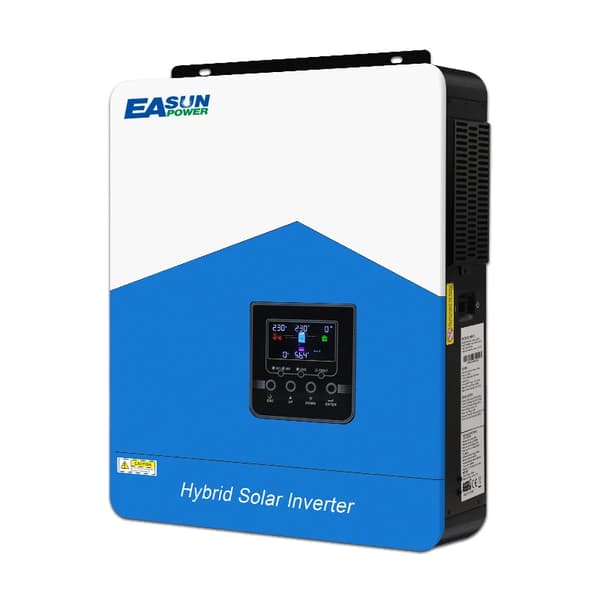 Solcellsinverterladdare, Nominell effekt 4200W, Maximal PV-array effekt 6200W, Laddström 120A, MPPT spänningsområde 60-450VDC