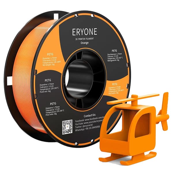 3D-skrivarfilament, hög precision, hållbart material,Apelsin