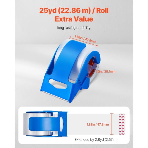 Packtejp, Hållbart BOPP-material, Stark klibbig bindning,6st