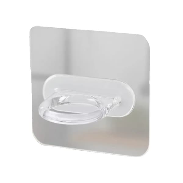 Väggmonterade krokar, självhäftande, mångsidig användning,Transparent, 20st
