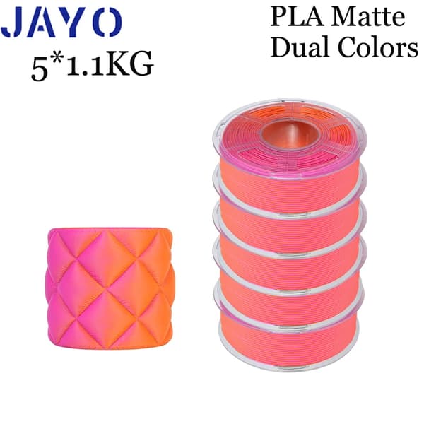 3D-printer filament, PLA-materiale, glat mat finish,DC PLAmatte OR-RD