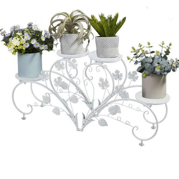 Blomsterställ, Modern Design, Set om 2,VIT