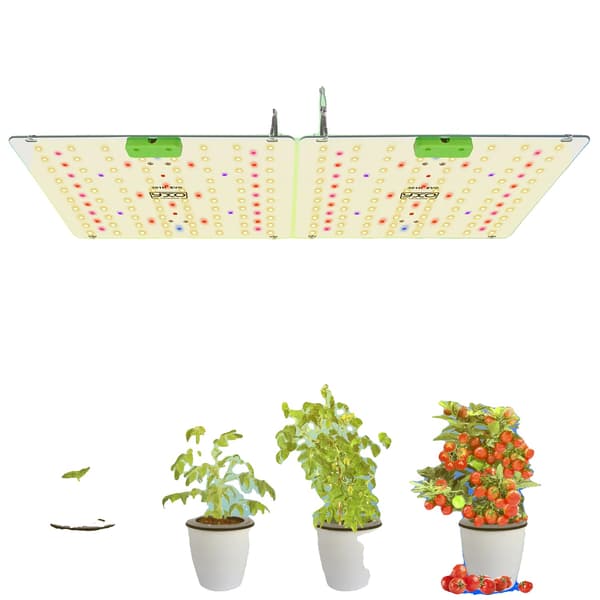LED Vækstlampe, Dæmpbar Fuldspektrum, Egnet til Hydroponik,180W