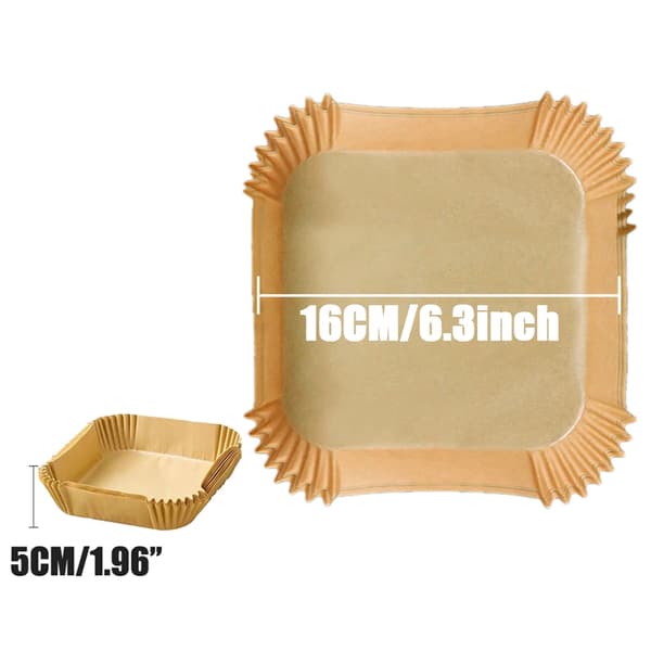 Engangsbagepapir, Praktisk rengøring, Miljøvenligt design,100STK, 16CM-Firkantet