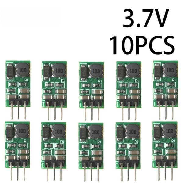 DC-DC Step-Down Converter Modul, Justerbar Spænding, 1A Udgang,3.7V 10PCS