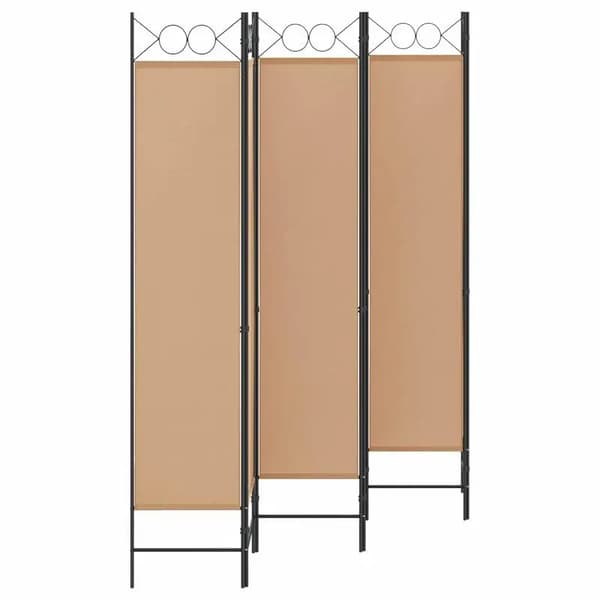 Rummdivider, Stofmateriale, Foldbart Design,Chokolade