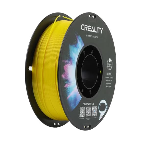 3D-utskriftsfilament, PETG-material, 1,75 mm diameter, Gul