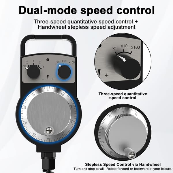 CNC Handhjul, Puls Generator, Dubbel Hastighetskontroll,TTC MPG