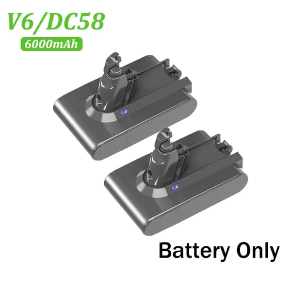 Batterier, Litiumjon, Hög kapacitet, 2st 6.0 v6