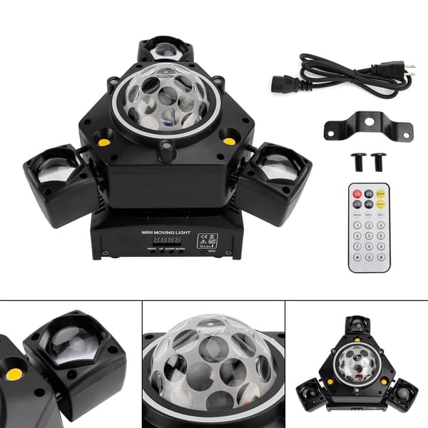 LED Scenelys, 80W Effekt, AC 95V-245V Spänning, DMX512 Kontroll, 25 Kontrollkanaler, 2000-82000 Lumenflöde