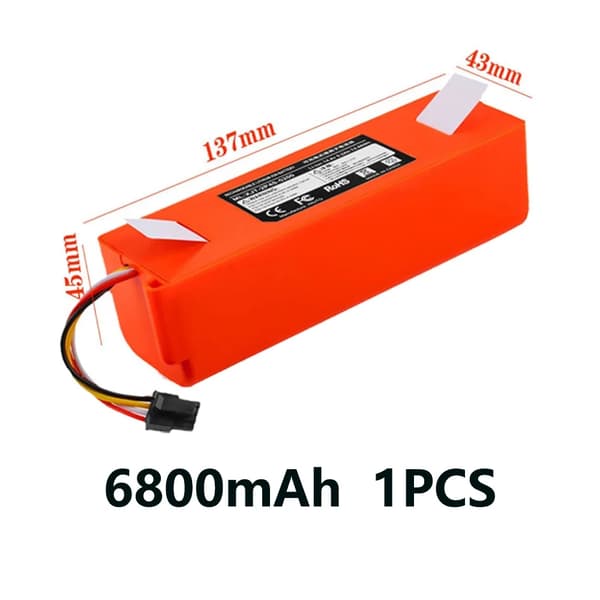 Robotstøvsuger Batteri, 14.4V, 6800mAh,6.8A