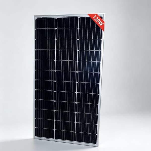 Solpanel, Hög Effektivitet, Hållbar Design,1st 120w panel