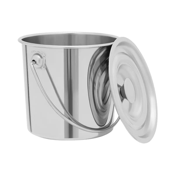 Köksbucket, 6L kapacitet, rostfritt stål konstruktion,Silver