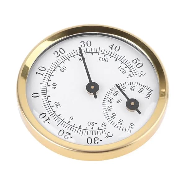 Termometer Hygrometer, Väggmonterad, Analog Visning,1st
