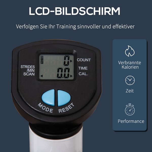 Stepper, LCD-näyttö, 100 kg painokapasiteetti, MULTI