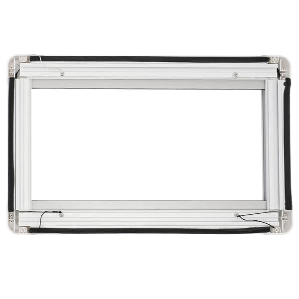 RV-vindue, aluminiumlegering, hærdet glas,sort