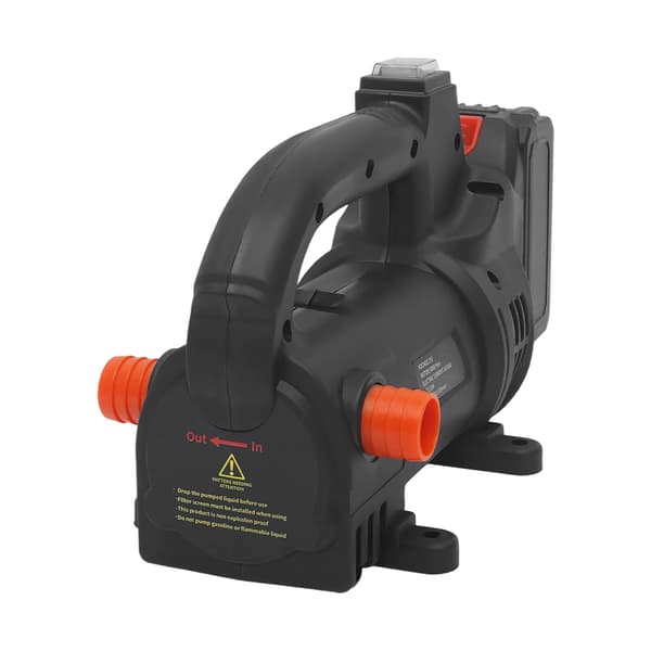 Dieselpumpe, 200W børsteløs motor, 40L/min flowhastighed,Sort