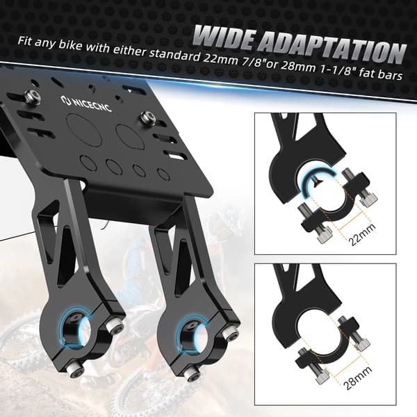 GPS-beslag, justerbar mini-fairing, universel kompatibilitet,Sort GPS-montering kit