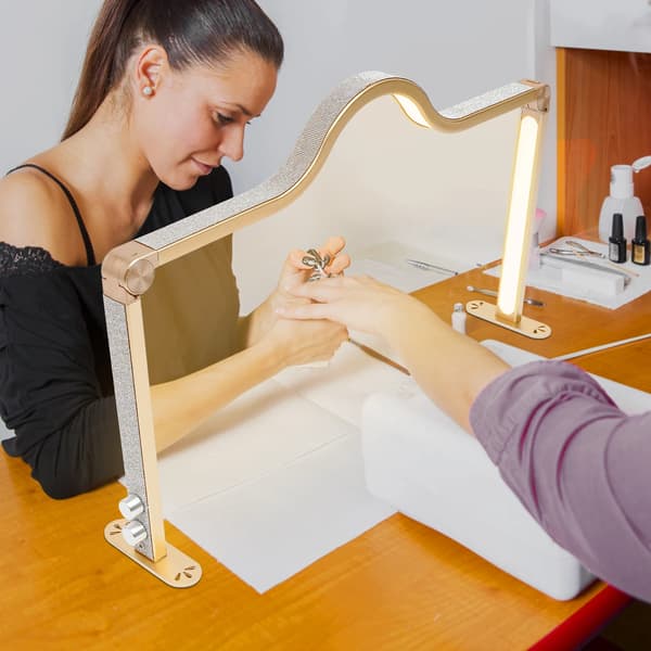 Negletørrer, Justerbar Lysstyrke, Elegant Design,Guld