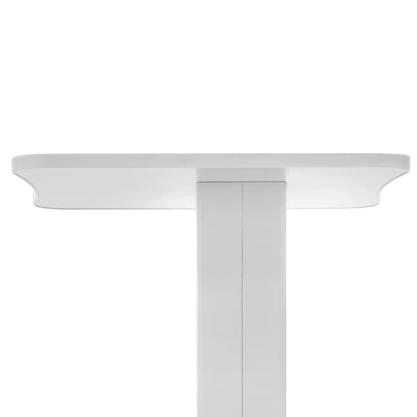 Skönhetstrolley, Dubbel Våning Design, Hög Lastkapacitet,VIT