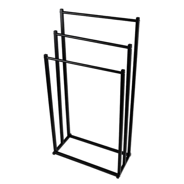 Håndklædeholder, Fritstående Design, Rustbestandig,sort