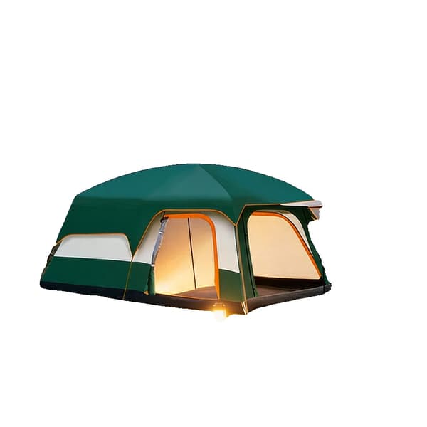 Campingtält, Rymlig Design, Väderbeständig,FR Grön