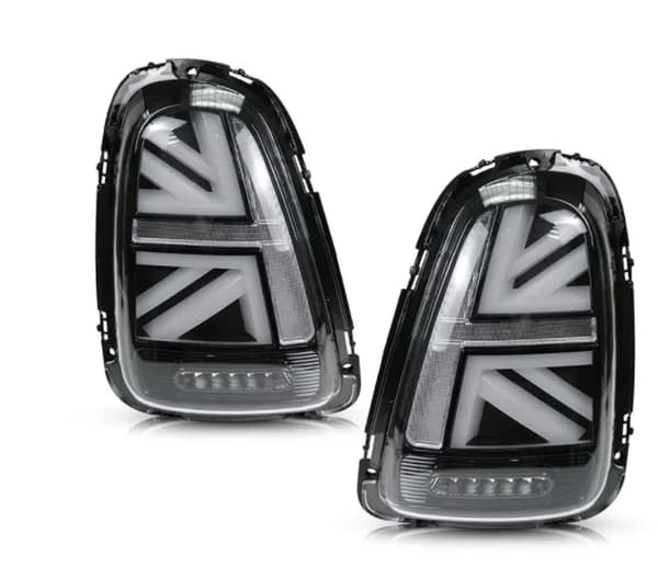 LED Baglygter, Designet til MINI Cooper, Lysstærke og Holdbare,Gennemsigtig