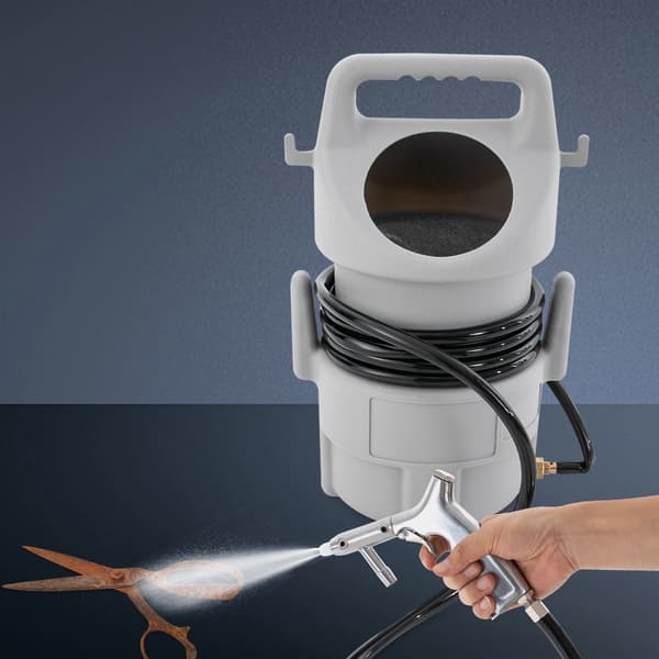 Sandblaster Bucket, Holdbar Konstruktion, Ergonomisk Design,Grå