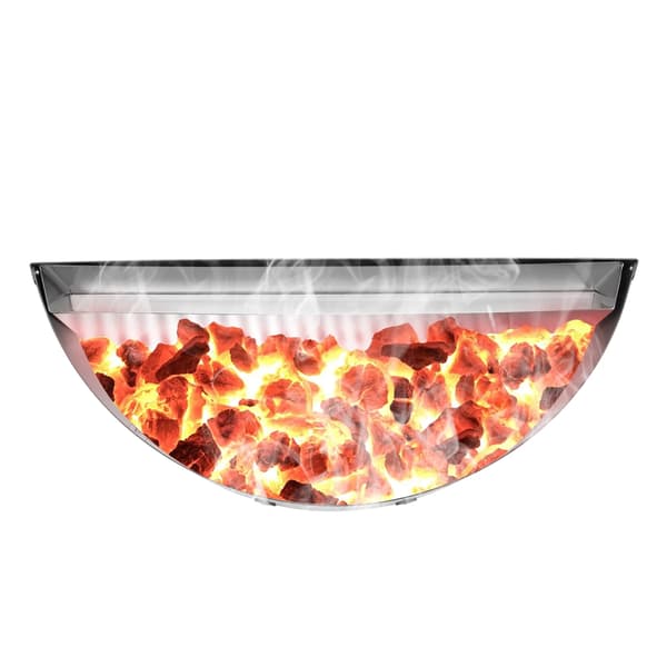 Grillkurv, Stor Kapacitet, Rustfrit Stål Konstruktion,Sølv
