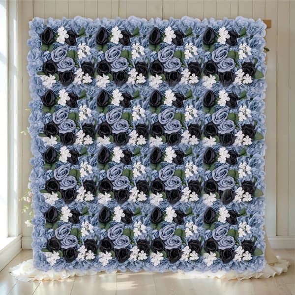 Blomsterpanel, Konstgjord Blomdesign, Mångsidig Dekoration,VIT