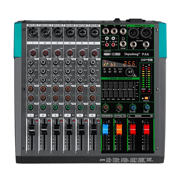 Lydmixer, 16 Kanaler, Bluetooth-forbindelse,PA6