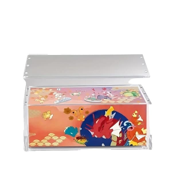 Acryl Display Case, UV Modstandsdygtig, Magnetisk Låg,3Pcs Special Box