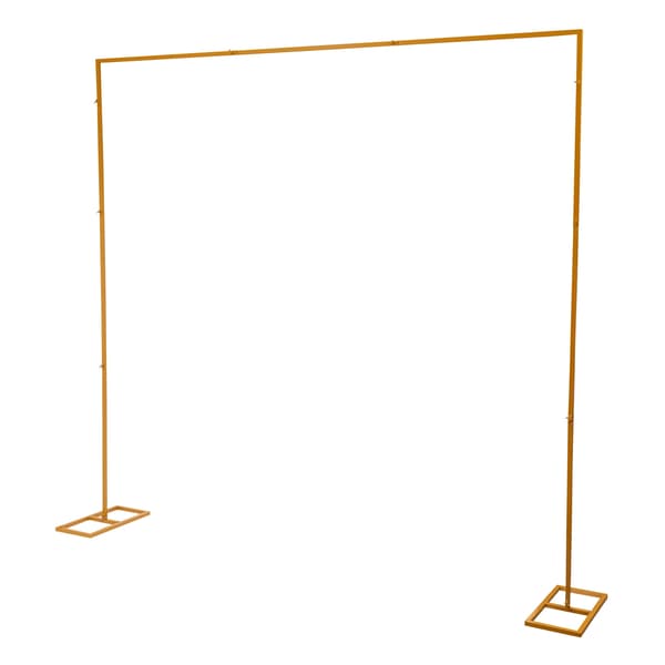 Ballonbue Struktur, Robust Metal Stativ, Elegant Baggrundsdesign,Guld, L