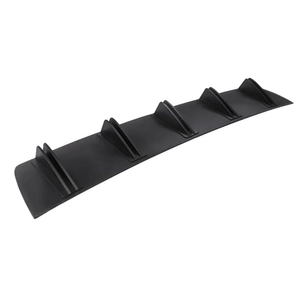Bagdiffuser, Aerodynamisk Design, Universel Pasform,sort
