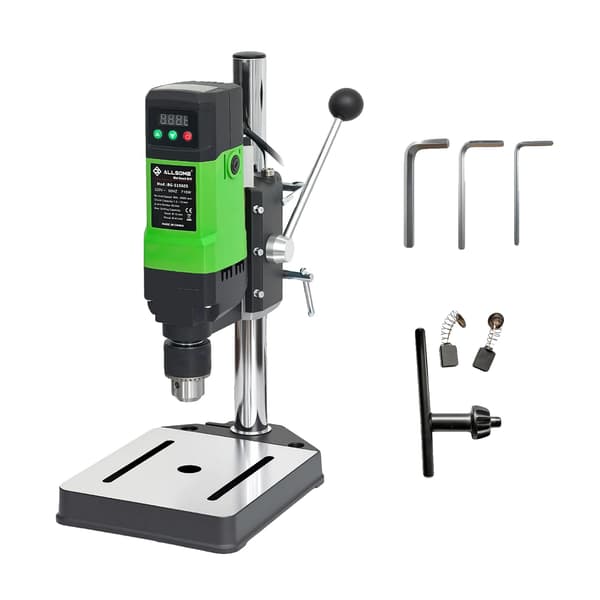 Borrpress, Variabel Hastighetskontroll, Robust Konstruktion,220V-240V EU-kontakt, BG-515605