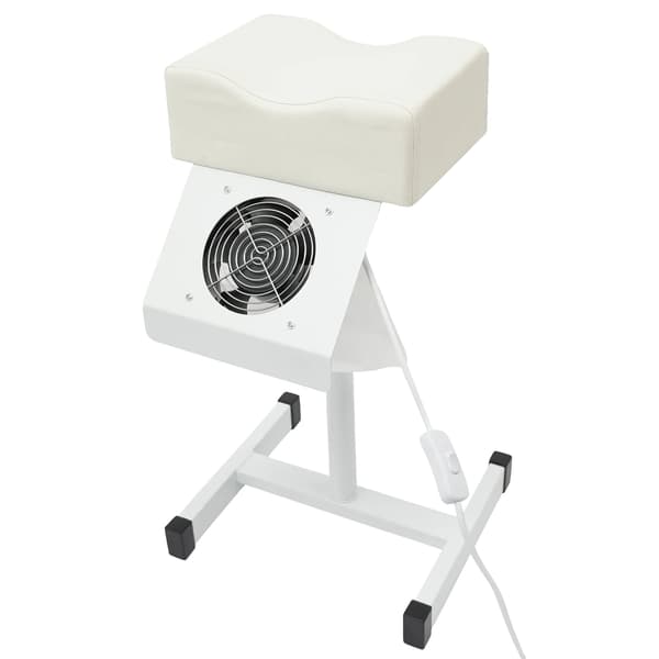 Pedikyrstol, Höjdjusterbar, Hållbar Konstruktion,VIT