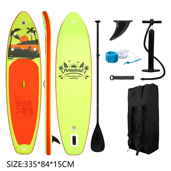 Stand Up Paddle Board, Letvægts, Komplet Tilbehørssæt,GUL