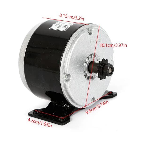 Elektrisk motor, 250 watt, 2750 omdr./min,sort