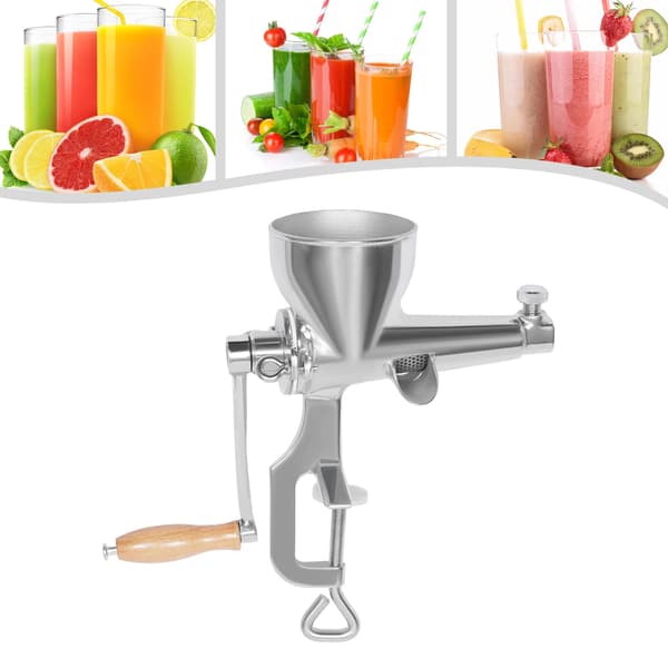 Juicer, Manuel Betjening, Holdbare Materialer,L, Lys Grå