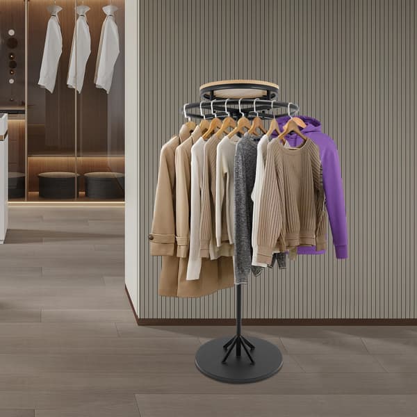 Klädställ, Robust Stål Konstruktion, Modern Design, svart