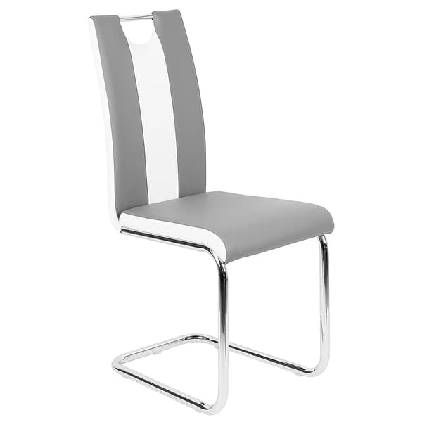 Matstol, Minimalistisk Design, Bekväm Sittplats,Grå grå vit
