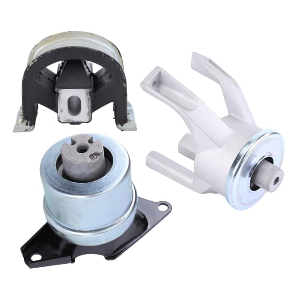 Motorfästen, Hållbart Järn och Gummi, Direkt Ersättning,3PCS