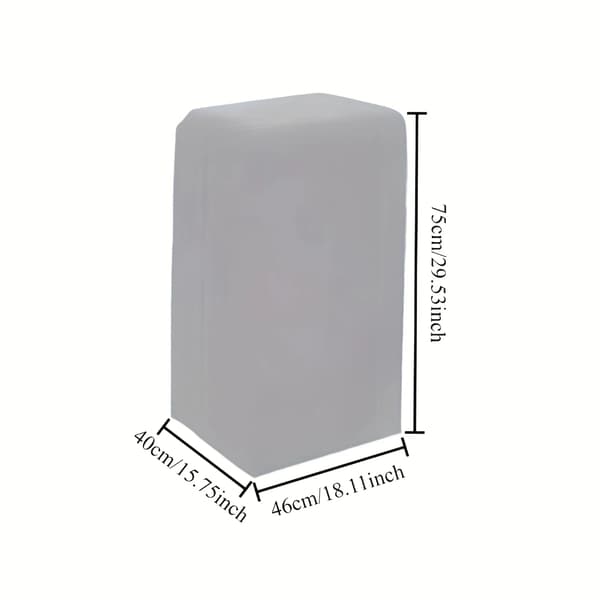 Bærbar Aircondition Cover, Vejrbeskyttelse, Holdbart Materiale,sølv, 40x46x75cm-a