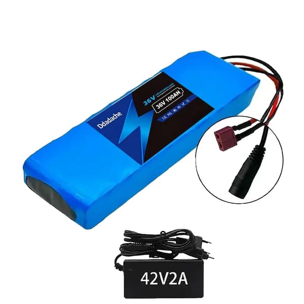 Litiumjon elbilbatteri, 3000mAh kapacitet, CE-certifierad, T-DC-laddare