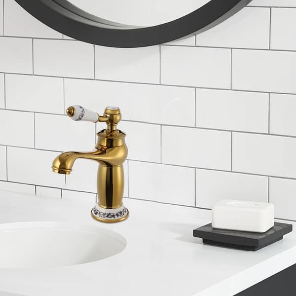 Vaskeskuffe, Messingkonstruktion, Ergonomisk Design,Guld