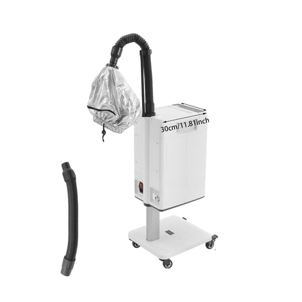 Nano Hårångmaskin, LCD-display, Justerbar Temperatur,VIT