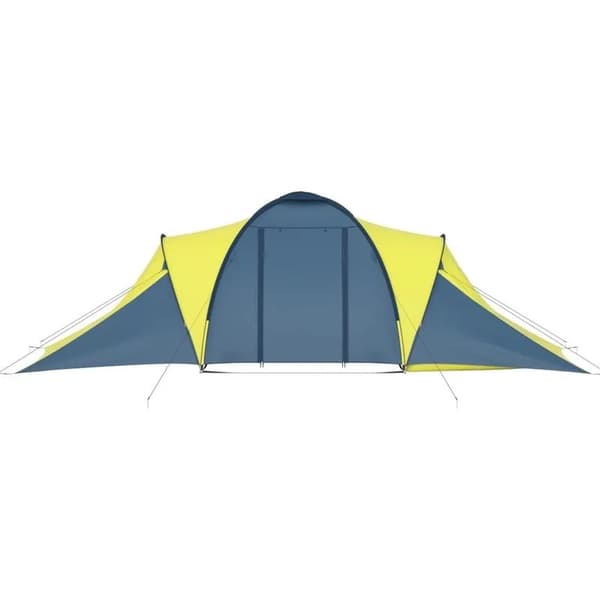 Campingtält, Rymligt för 3-4 Användare, Hållbar Polyesterfiber,MULTI